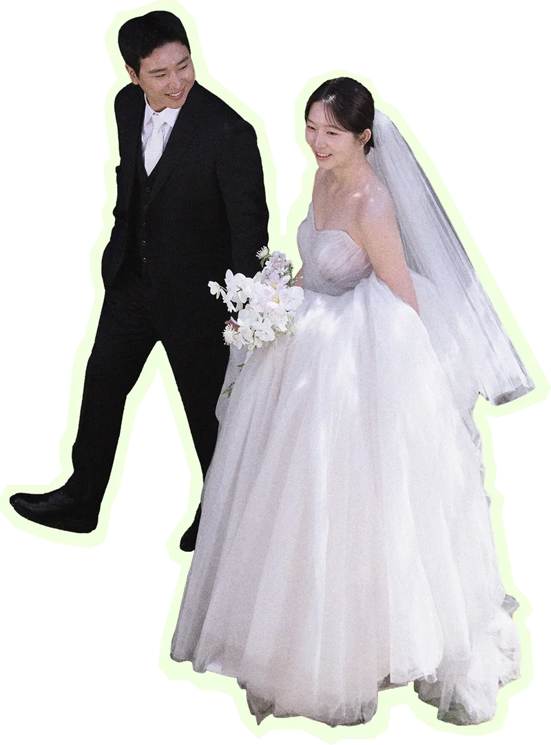 신랑 신부 메인 사진